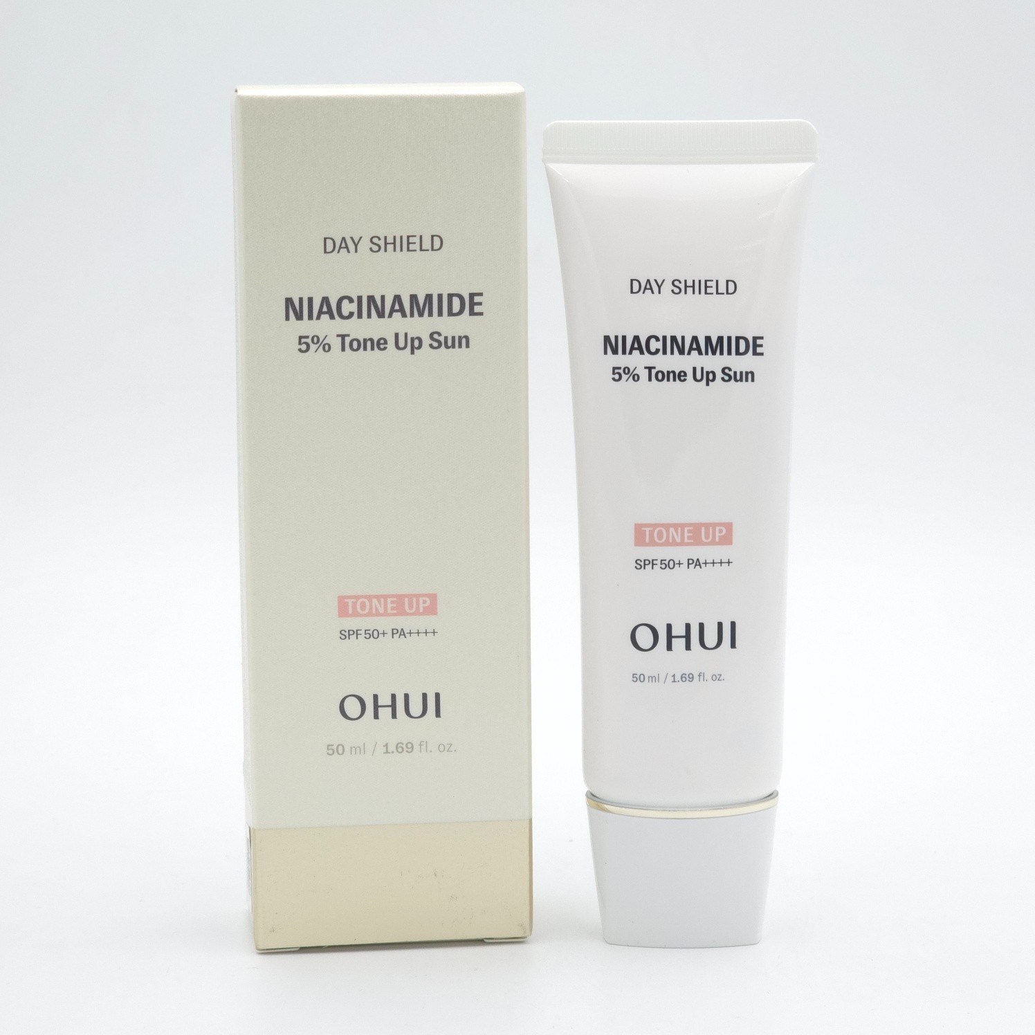 OHUI Day Shield Niacinamide 5% Tone Up Sun SPF50+ PA++++ 50ml Sunscreen K-Beauty
