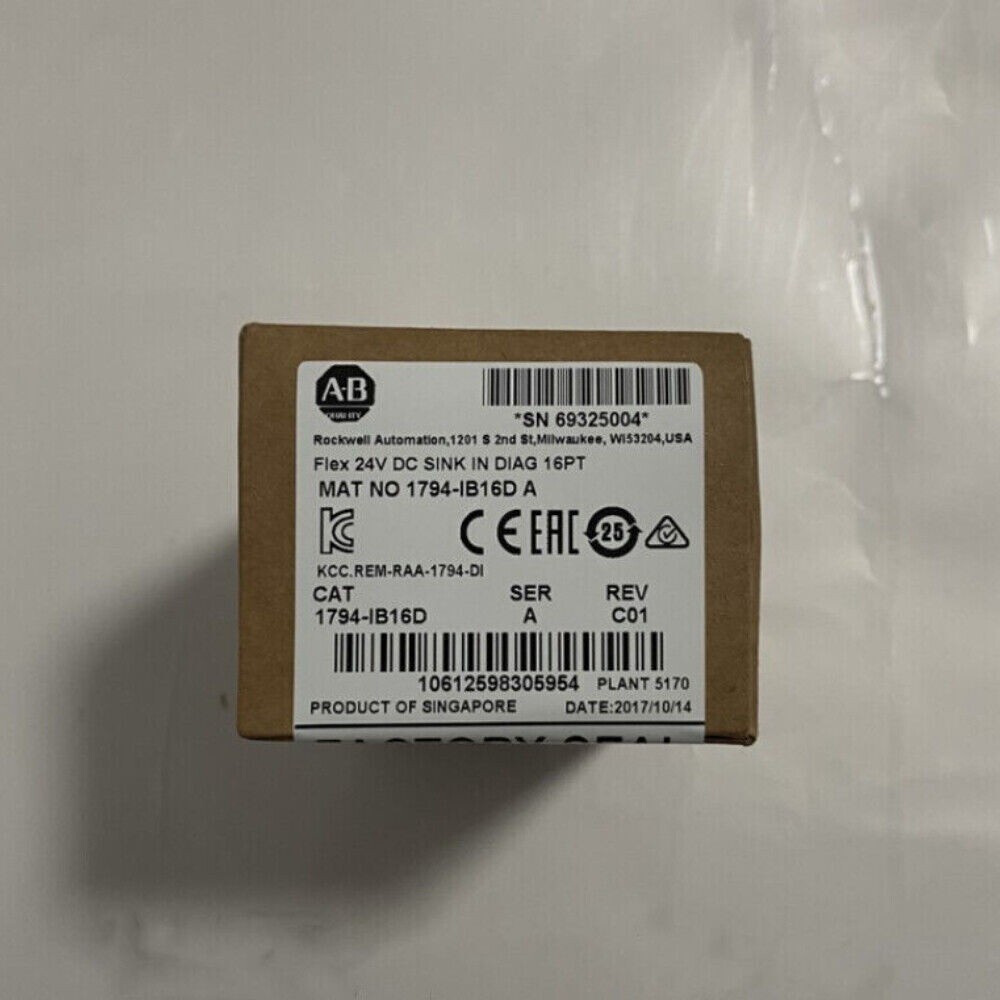 NEW Allen-Bradley 1794-IB16D Flex I/O Input Module