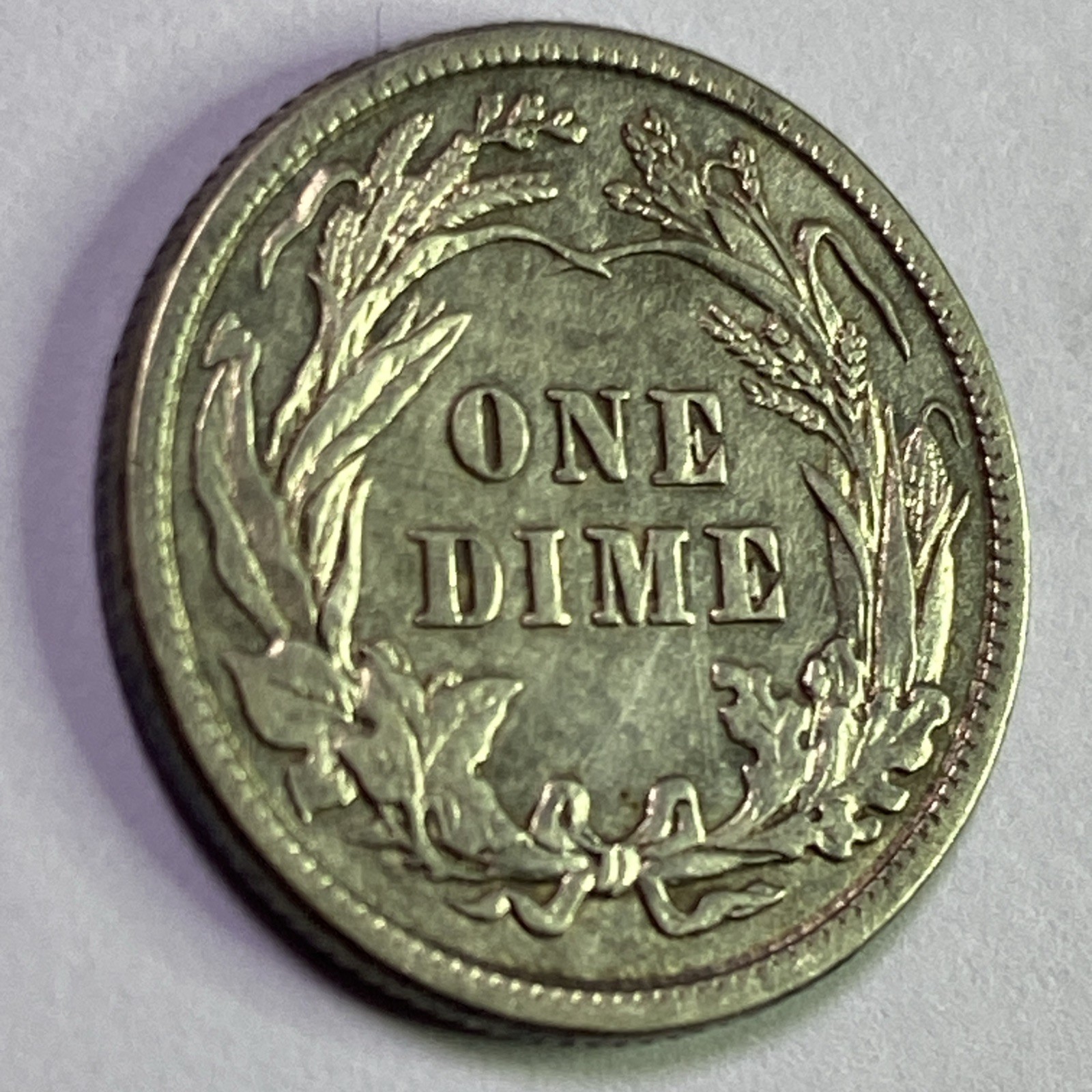 1913 10C Barber Dime Beautiful Silver Coin