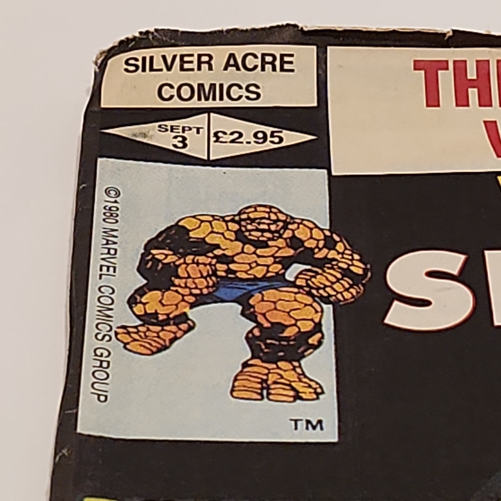 Silver Acre Comics Catalogue #3 Hulk vs Thing Spider-Man Marvel