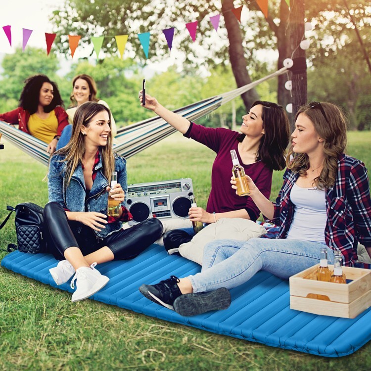 3" Camping Sleeping Pad Thick Waterproof Inflatable Sleeping w/Tents & Hammocks