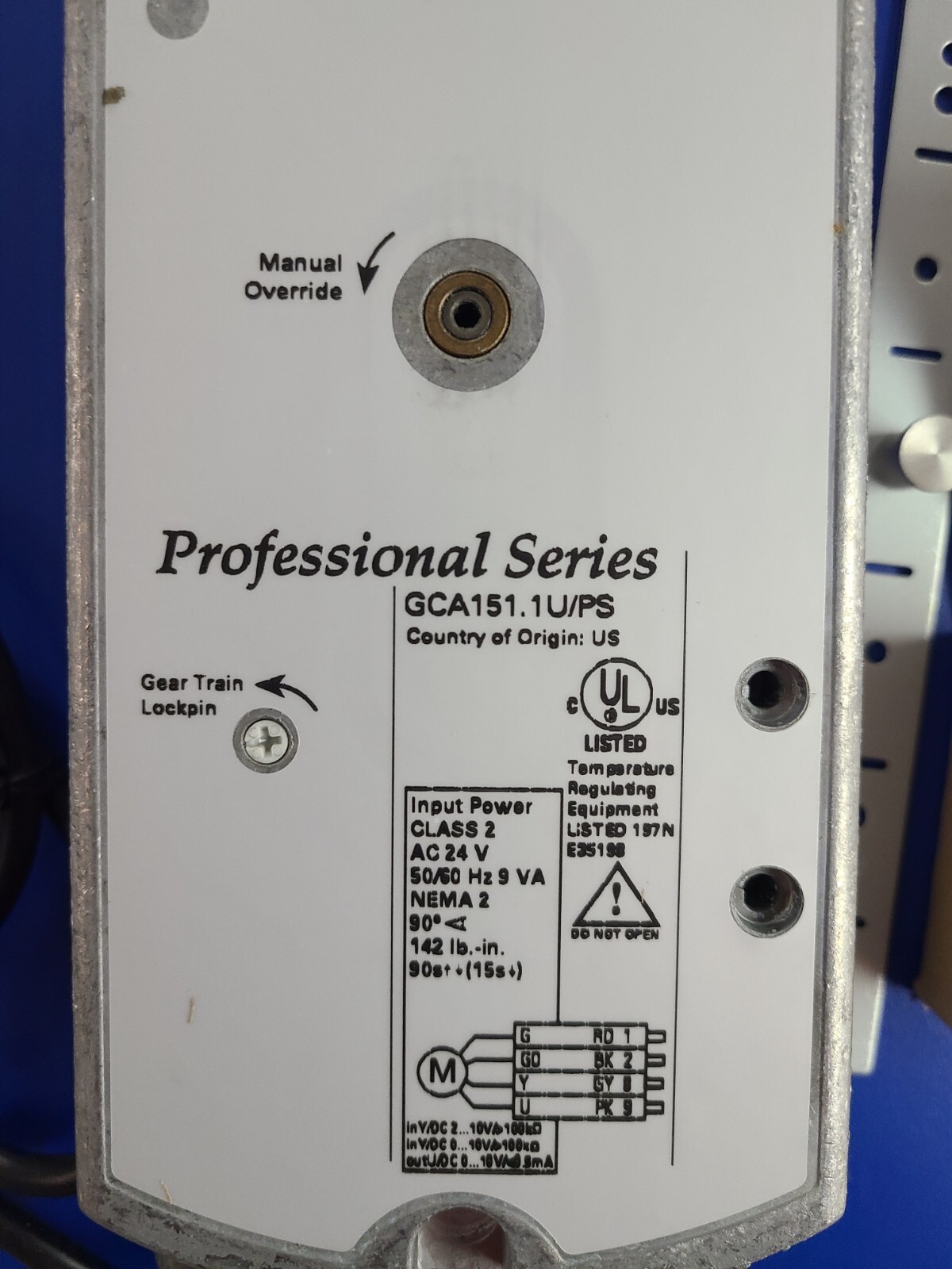 DELTA BRAY DCMS24-140 DAMPER ACTUATOR