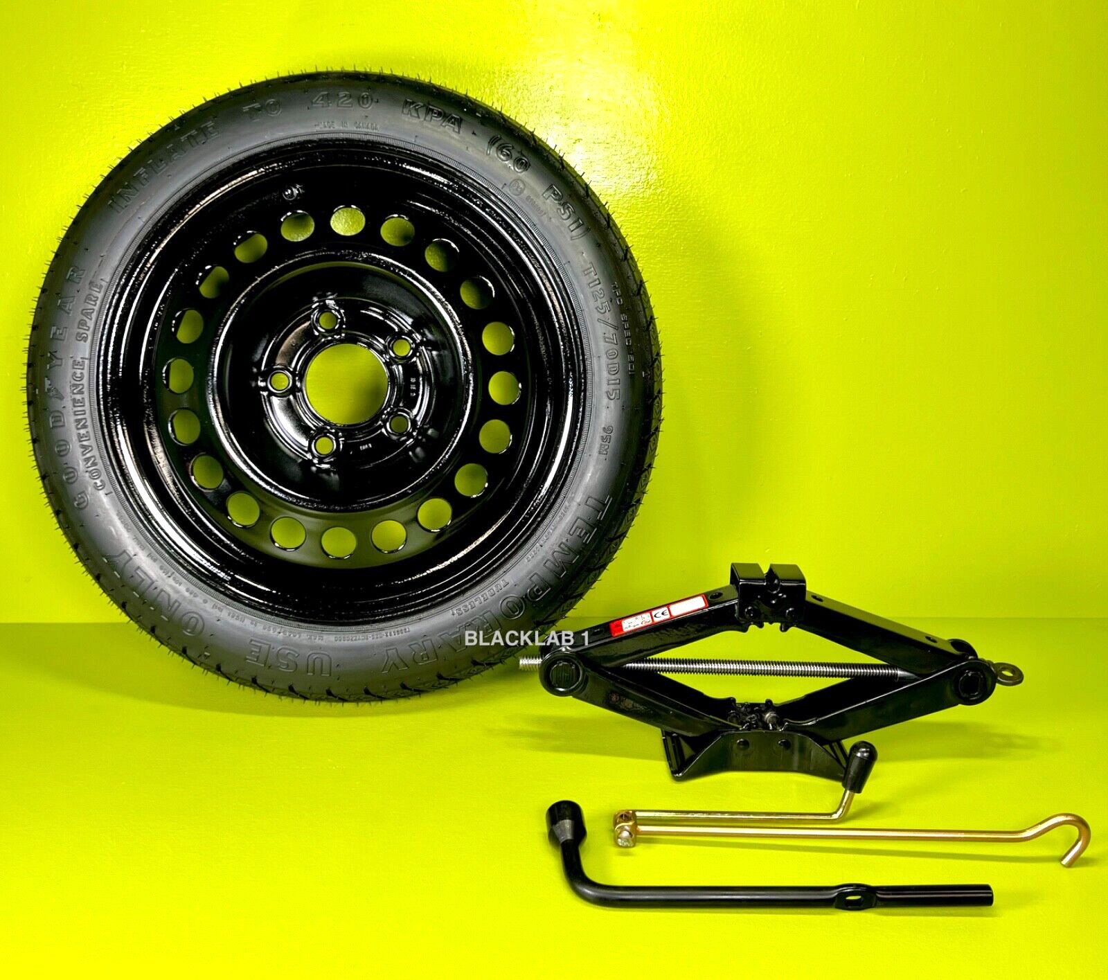 SPARE 15" WITH JACK FITS:2011 2012 2013 2014 2015 2016 2017 2018 HYUNDAI ELANTRA
