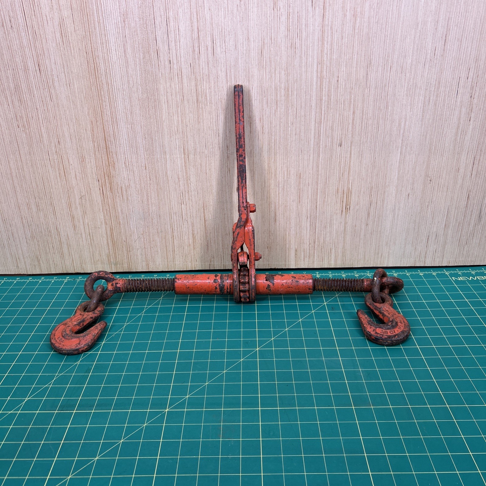 CM Ratchet Load Binder - 2 Grab Hooks - 9,200 lbs. SWL Tested But Rusty