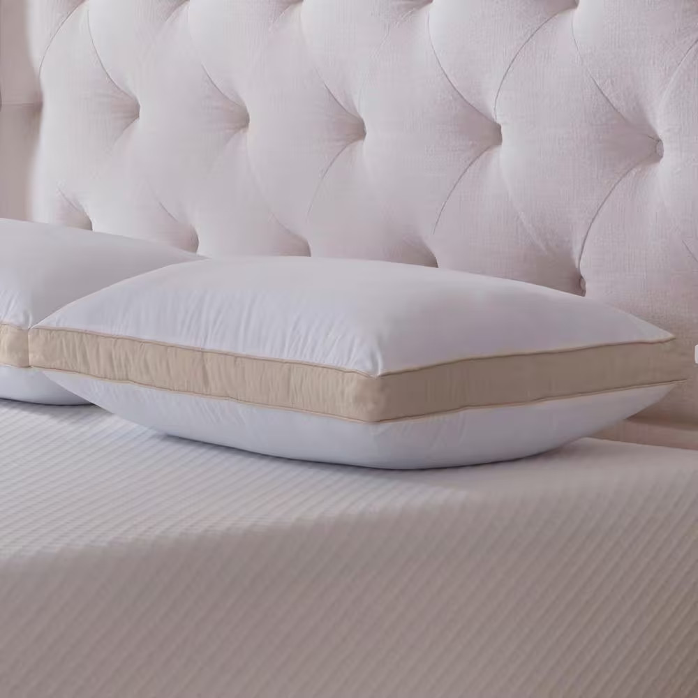 Hybrid Bliss Memory Foam Richloft Fiber Foam Core Pillow, Standard/Queen