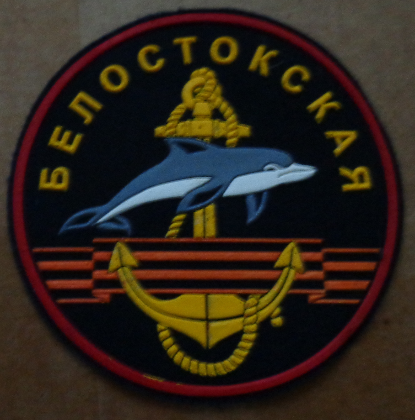 Russian   Navy dolphin  patch  #320  FS