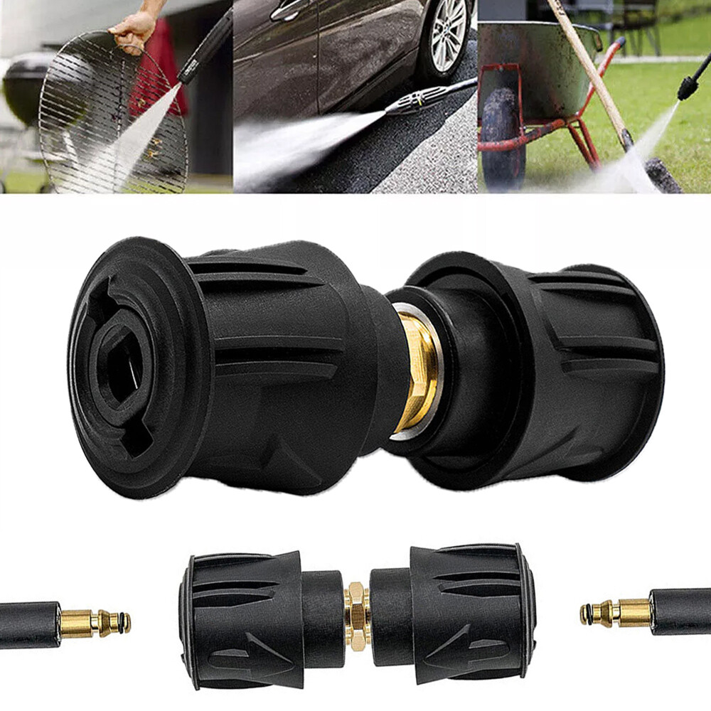 High Pressure Washer Quick Adaptor Hose to Hose Connector Replacement Parts❥