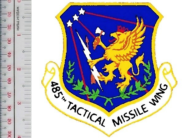 US Air Force USAF 485th Missile Defense Squadron Florennes NO TARIFF