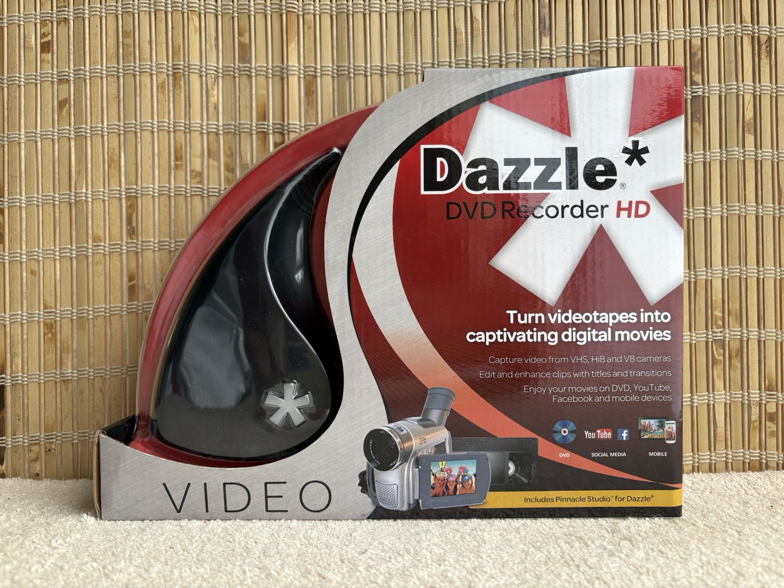 Pinnacle Studio For Dazzle* DVD Recorder HD w/Cable Video 2013 Corel DVCPTENAM