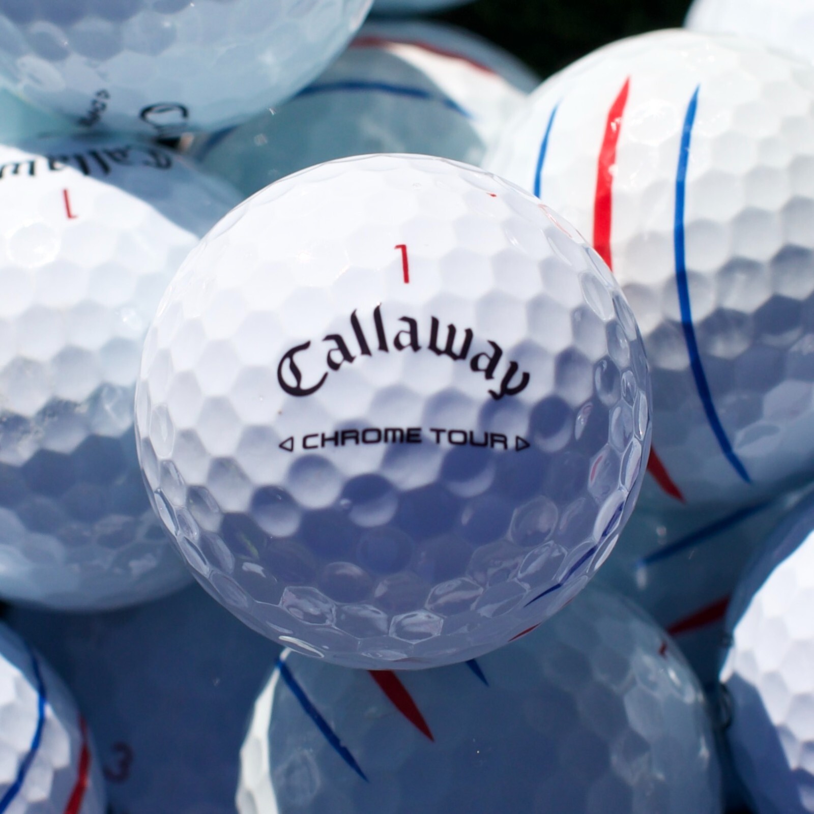 24 Callaway Chrome Tour Triple Track Golf Balls Mint 5A / AAAAA - FREE SHIPPING