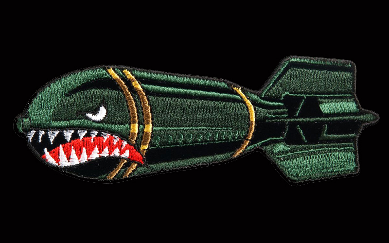 DROP BOMBS ISIS TACTICAL MILITARY HOOK LOOP MORALE PATCH