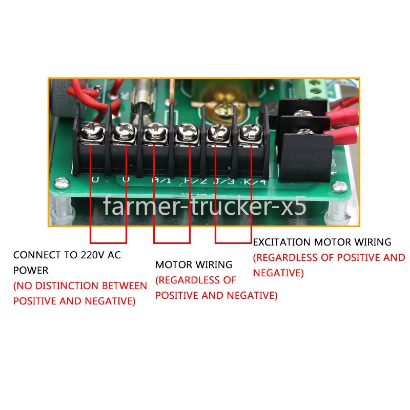 0.75KW 1HP DC Motor Speed Controller 750WAC 220V Input DC Motor Controller