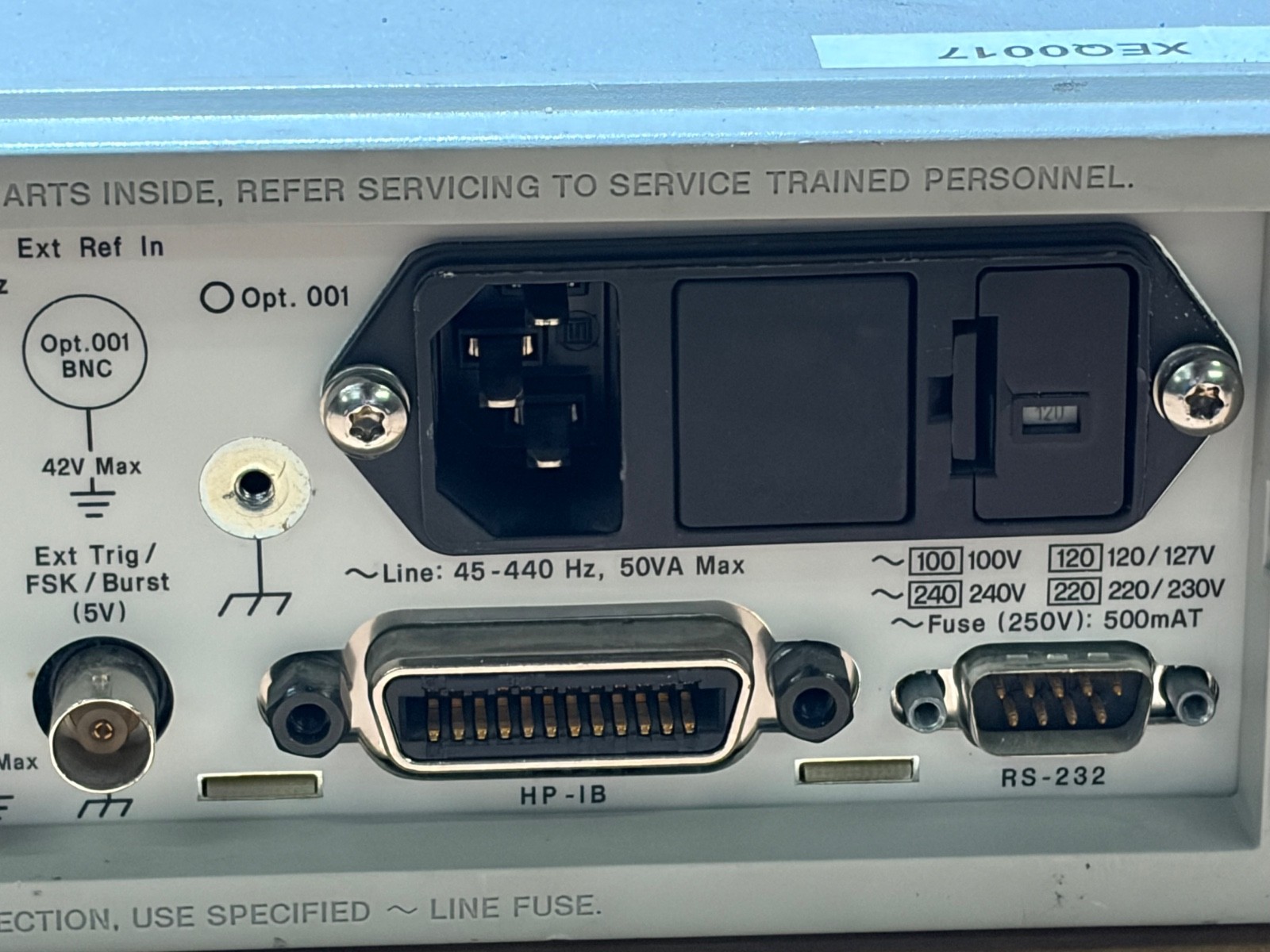 HP 33120A 15MHz Function / Arbitrary Waveform Generator