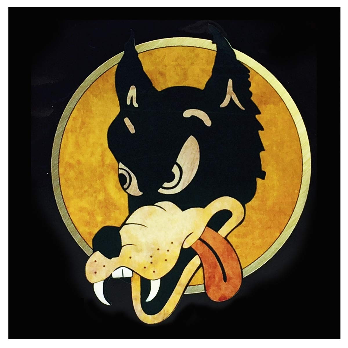 Inlay Sticker For Guitars & Bass - Jerry Garcia Wolf (Grateful Dead)