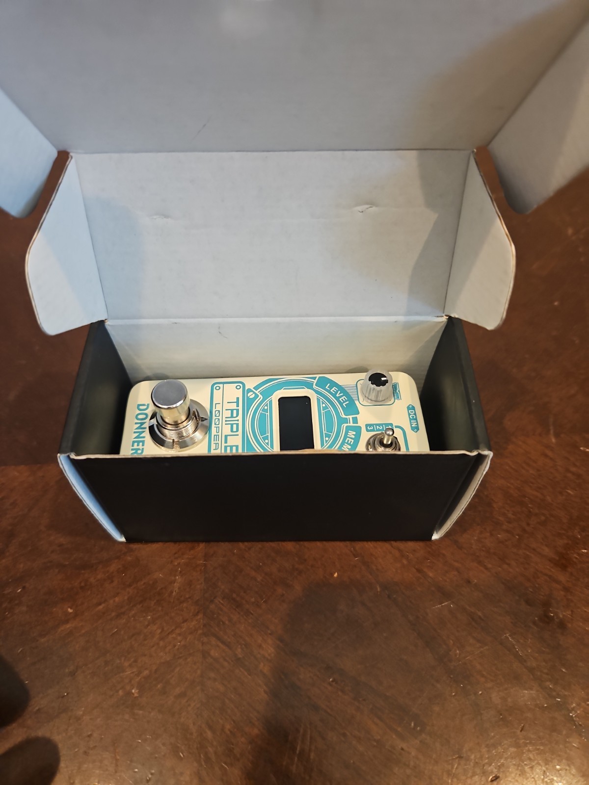 Donner Triple Looper Guitar Effect Pedal 90 mins Looping Time with Screen 3 Loop