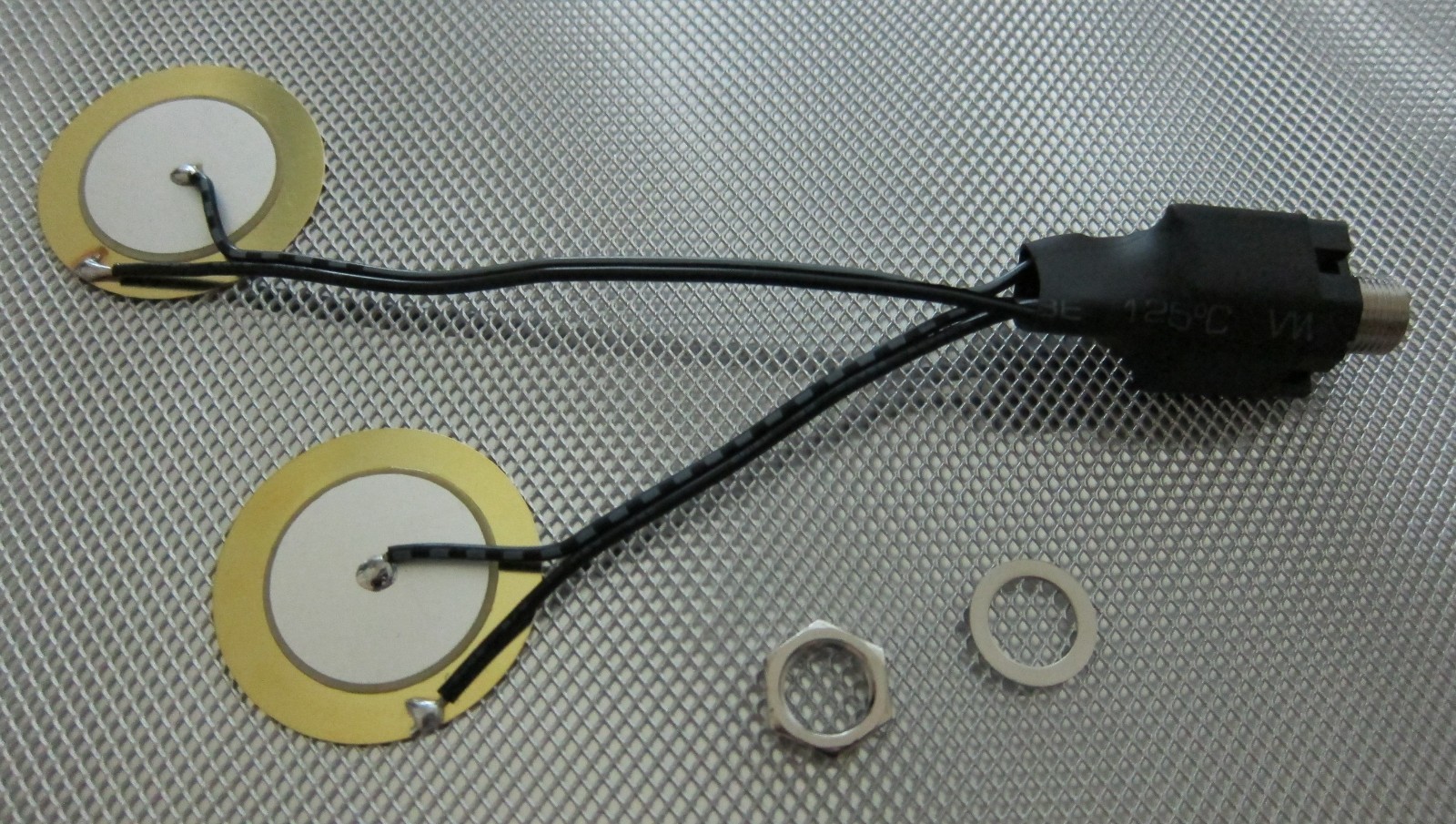 Goedrum 35mm Piezo with 6.3mm Jack / drum trigger for Metal Shell