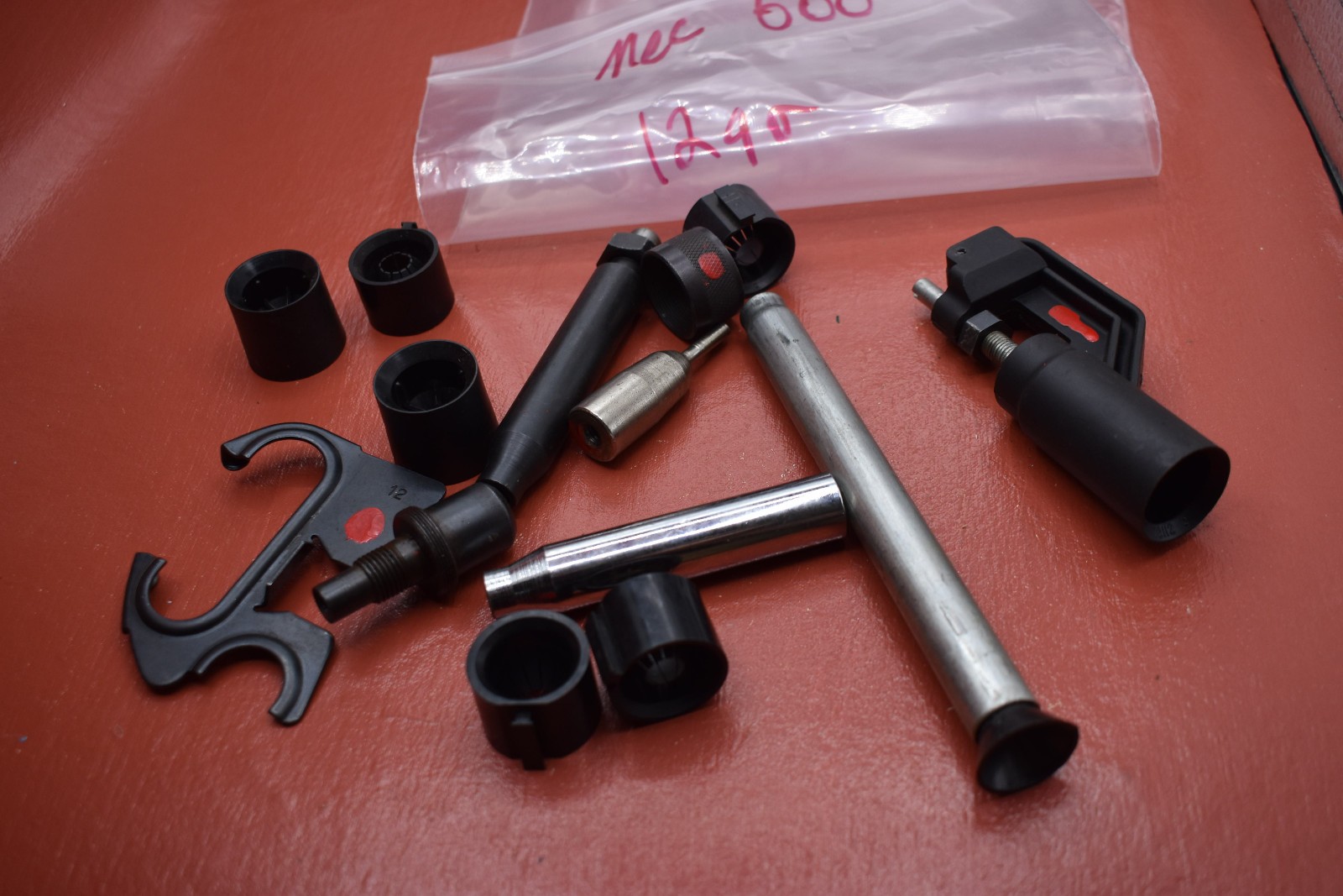 misc lot of  MEC 600 JR MARK V 12 gauge 12ga  reloading die parts