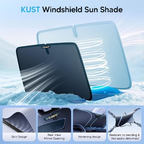 Custom Fit Windshield Sun Shade for 2011 2012 2013 2014 2015 2016 2017 Accessori