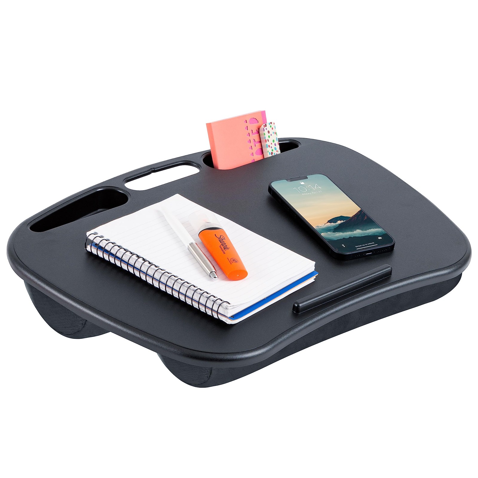 MyDesk Lap Desk – Black, Fits 15.6” Laptops