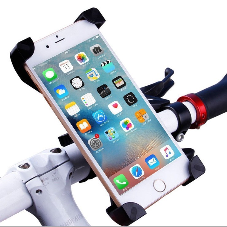 Bicycle mobile phone holder fixed frame mountain bicycle accessories riding equi