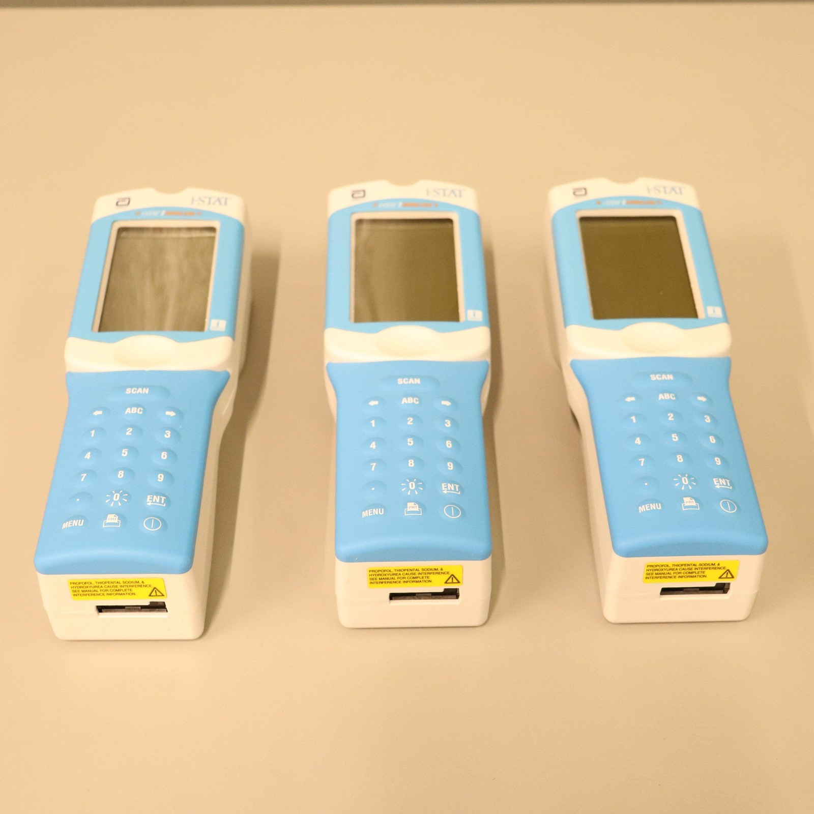 3x Abbott i-STAT 1 300W Wireless Blood Analyzer System w/Accessories