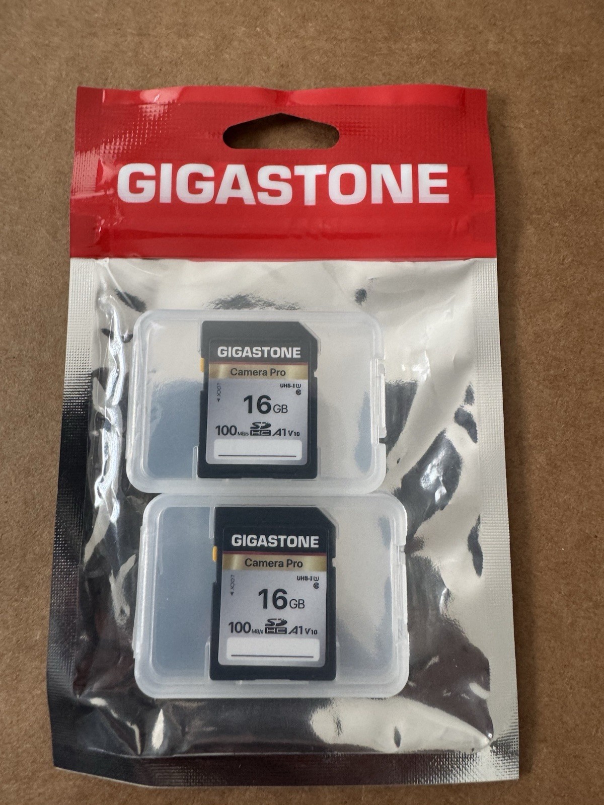 Gigastone 16GB SD Card 2-Pack, Memory Card for Cameras