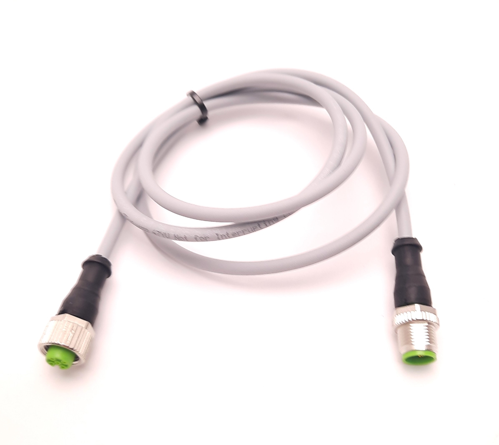 Murr 7000-40041-2350100 Cordset Straight M12 Male to Female, 3 Meters, PVC