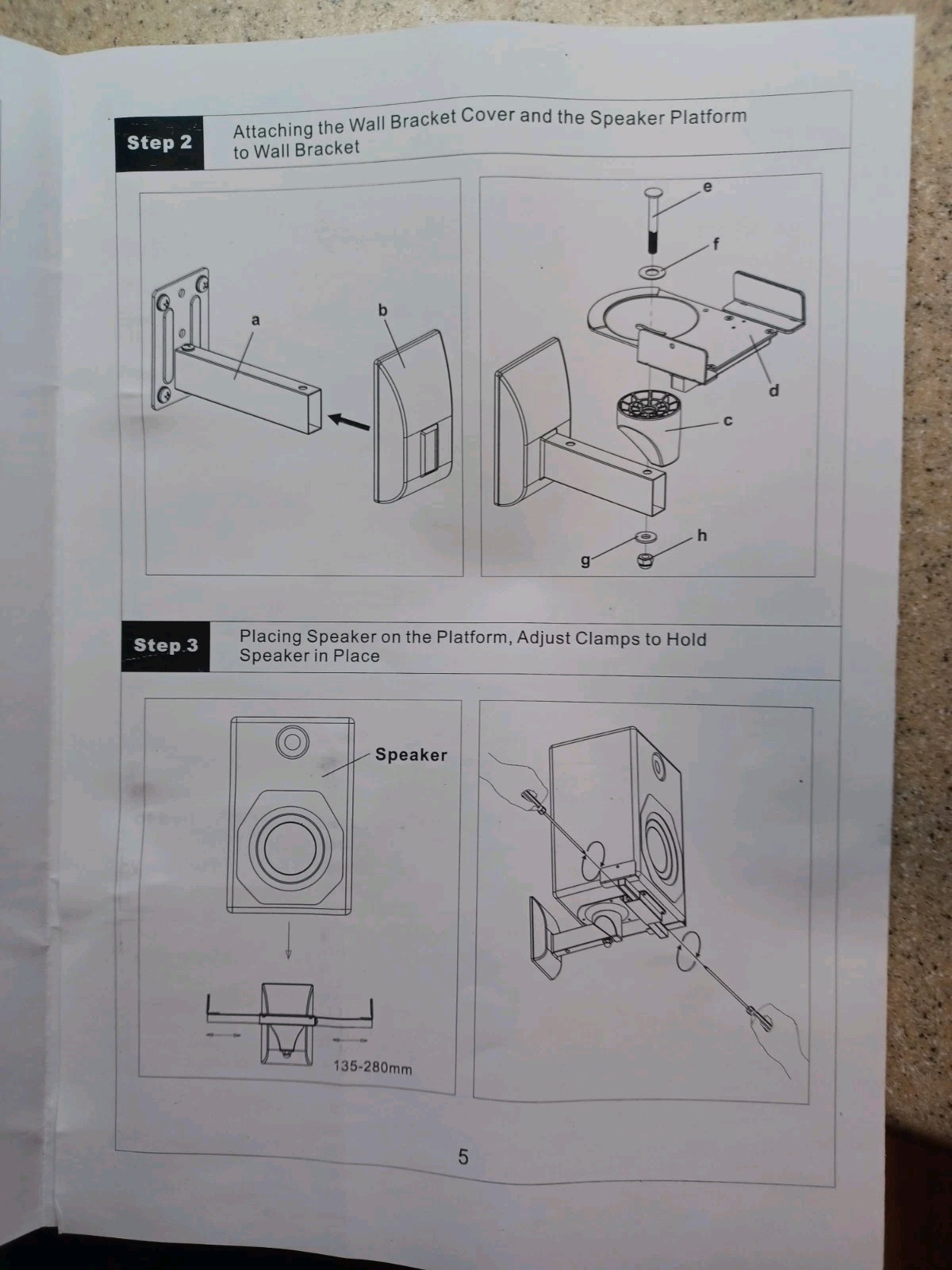 speaker wall mounts