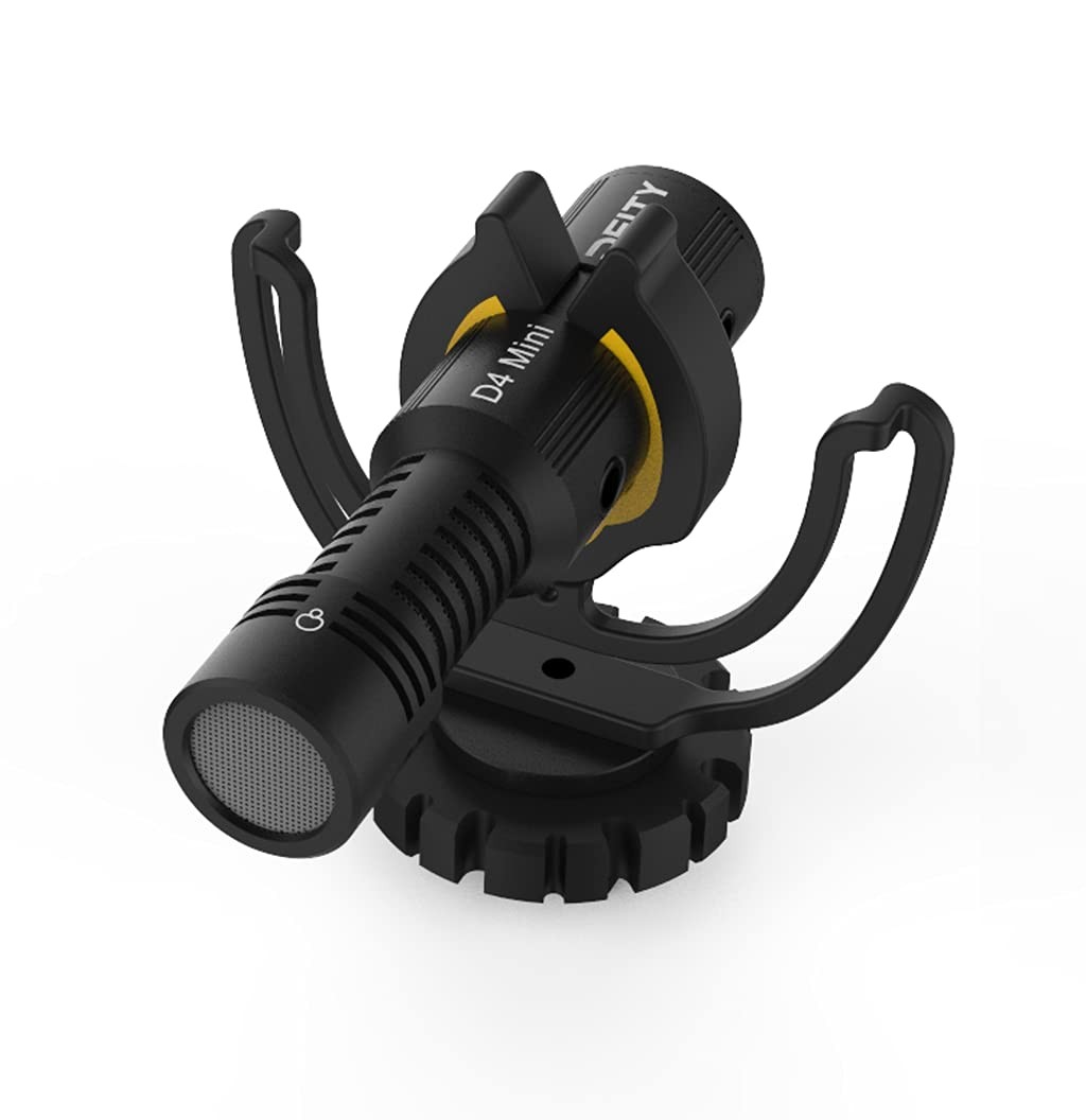 Deity V-Mic D4 Mini Microphone On-Camera Interview Mic Super Cardioid Black