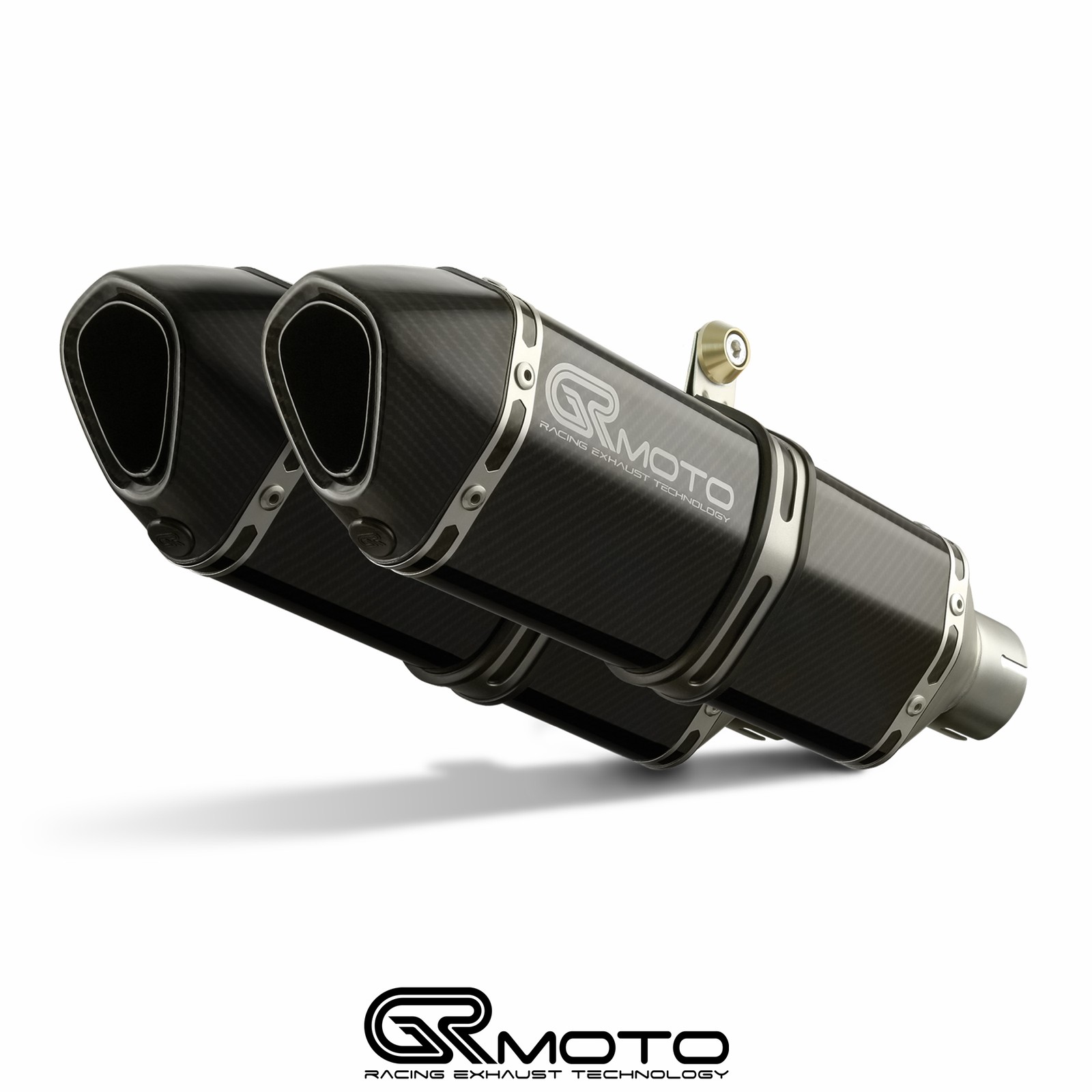 Échappement pour Kawasaki KLV1000 2004-2007 GRmoto Carbone