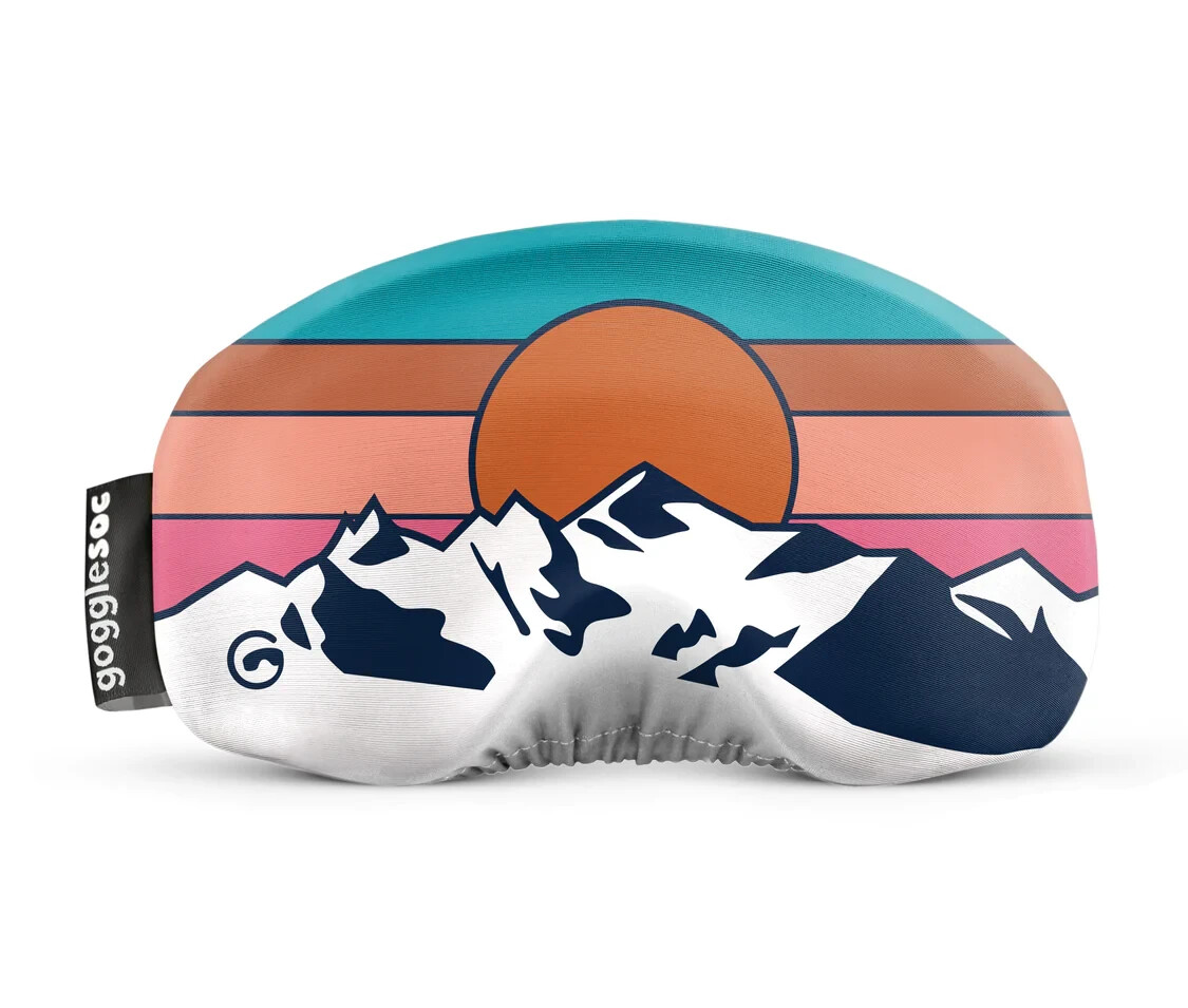 NWT Gogglesoc Goggle Cover Alpine Art Soc $15 OS retro sky rPET