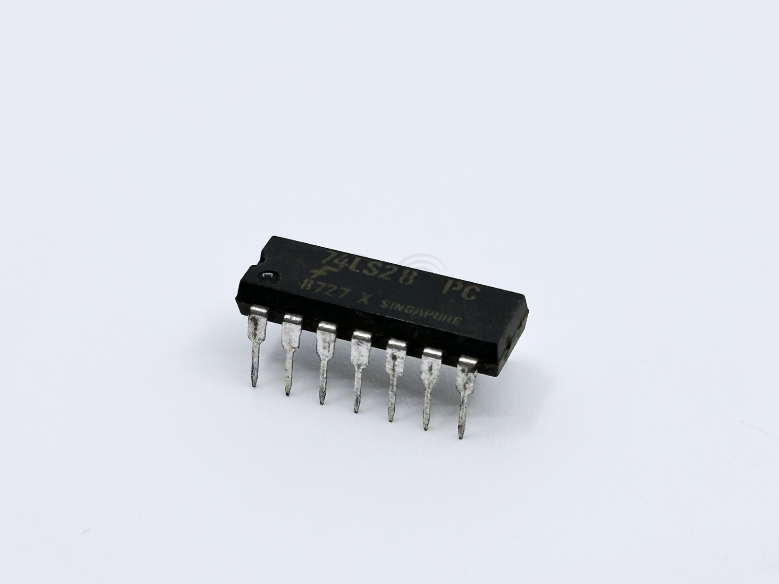 5PCS 74LS28PC Fairchild Quad 2-Input NOR Buffer DIP-14