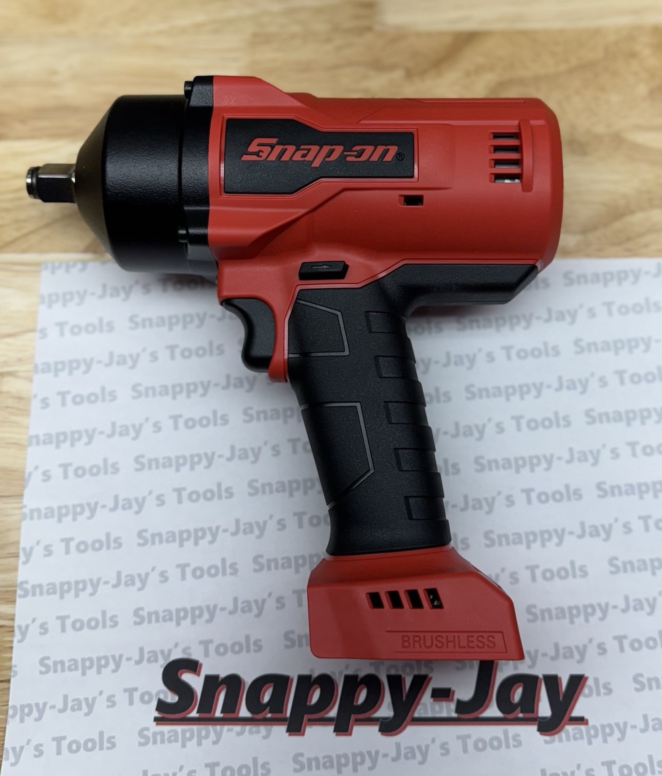 Snap-On Tools NEW RED 18 Volt 1/2” Drive MonsterLithium Cordless Impact CT9050DB