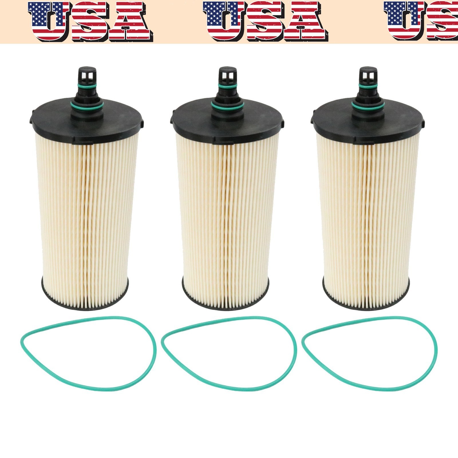 3PCS Fuel Filter Fits Volvo D13/ Mack MP8 2024+ 24137737/24470880 NEW