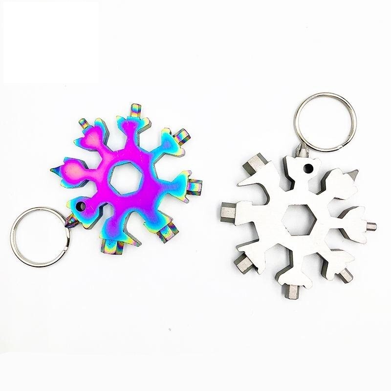 Perfect Gift Snowflake Multi Tool Stainless Steel 18-in-1