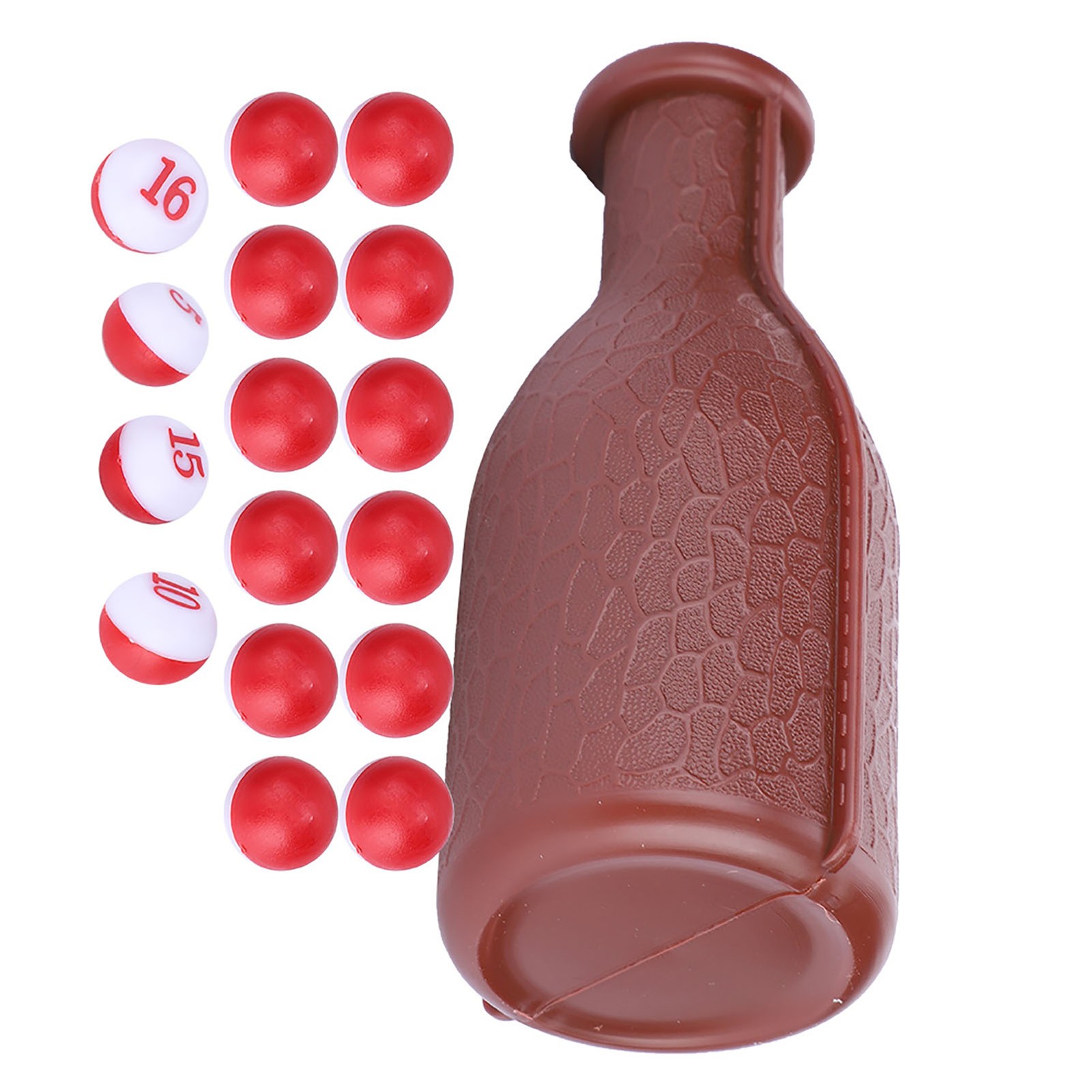 Pool Dice Set With Shaker Bottle For Billiards Games