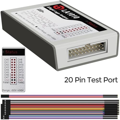 USB Logic Analyzer 16 Input Channels 100MHz with the English PC Software LA1010