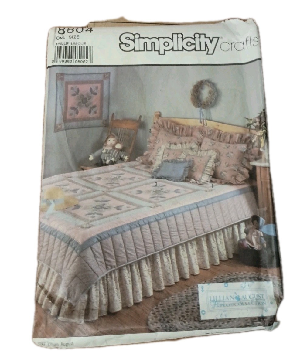 Vintage,1987 SimplicityCraftsPattern8604 Lillian'sAugust HeirbornCollectionUNCUT