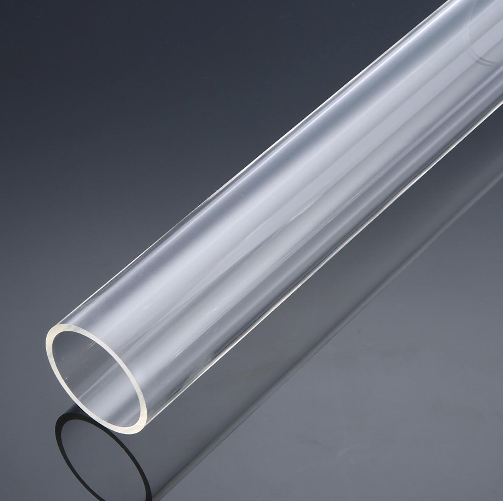 5pcs OD 4mm ID 3mm Tubes Clear Acrylic Plastic Pipe 250mm Long Hobby DIY