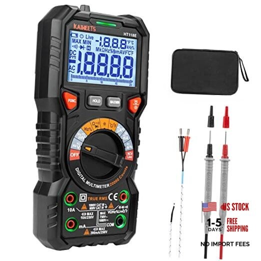 HT118E Digital Multimeter TRMS 20000 Counts with Higher 20000 counts