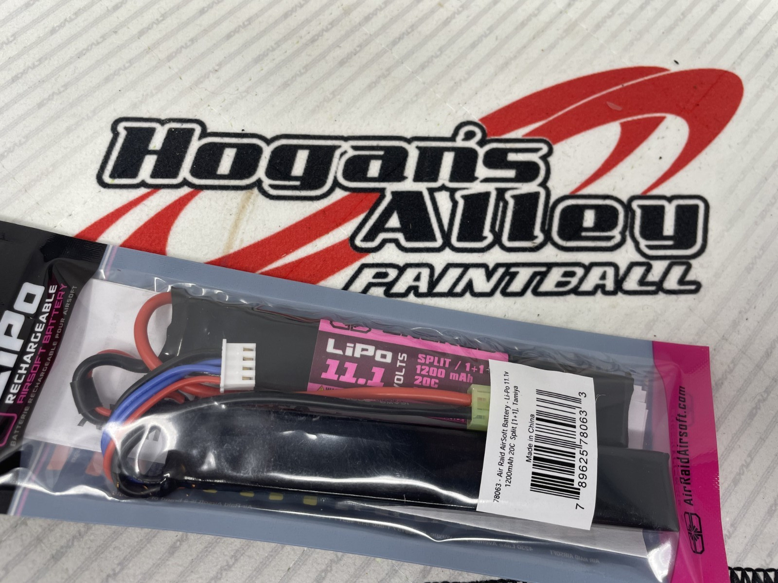 Air Raid 11.1V LIPO 1200mAh 20C Split Mini Tamiya Battery