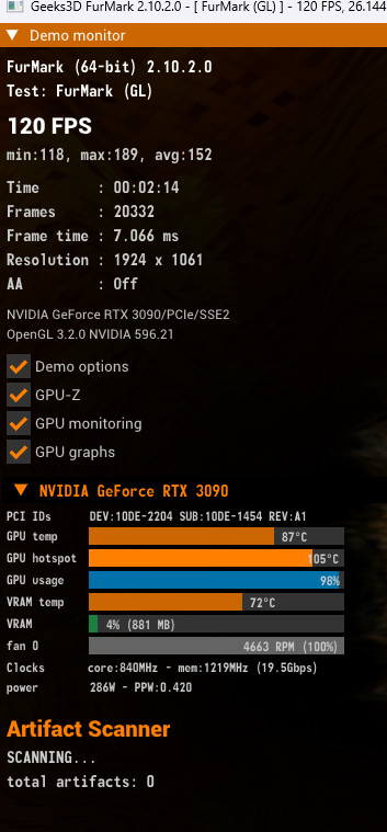 GALAXY GEFORCE RTX 3090 24G Turbo AI Deep Learning GPU NVIDIA AMPERE Blower