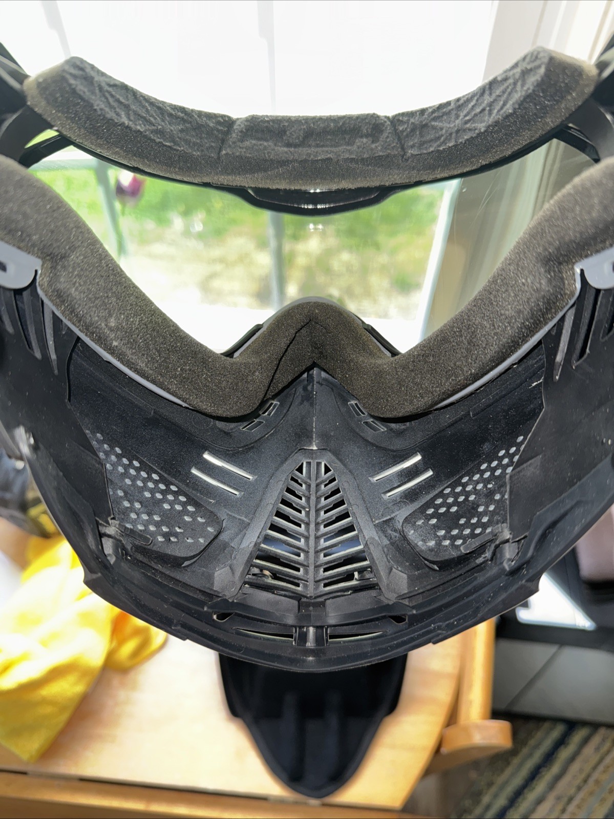 Push Unite Paintball Mask - Infamous White Skull Sicario