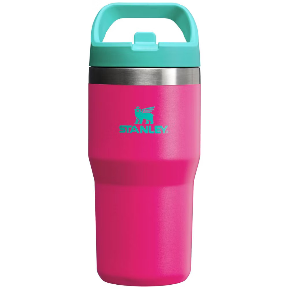 Stanley 20 oz Stainless Steel Ice Flow Go Flip Straw Tumbler Passion
