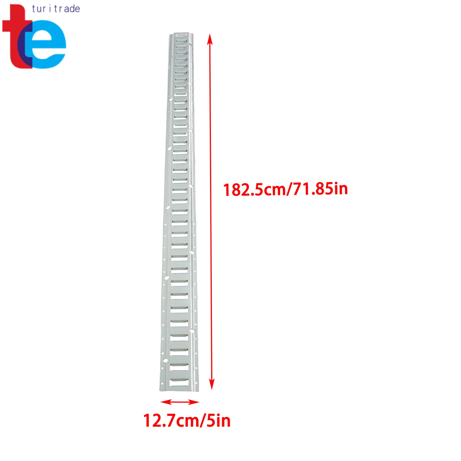 For Garages Vans Trailers 4 Pack 6' E Track Tie Down Rail Kit Galvanized Steel