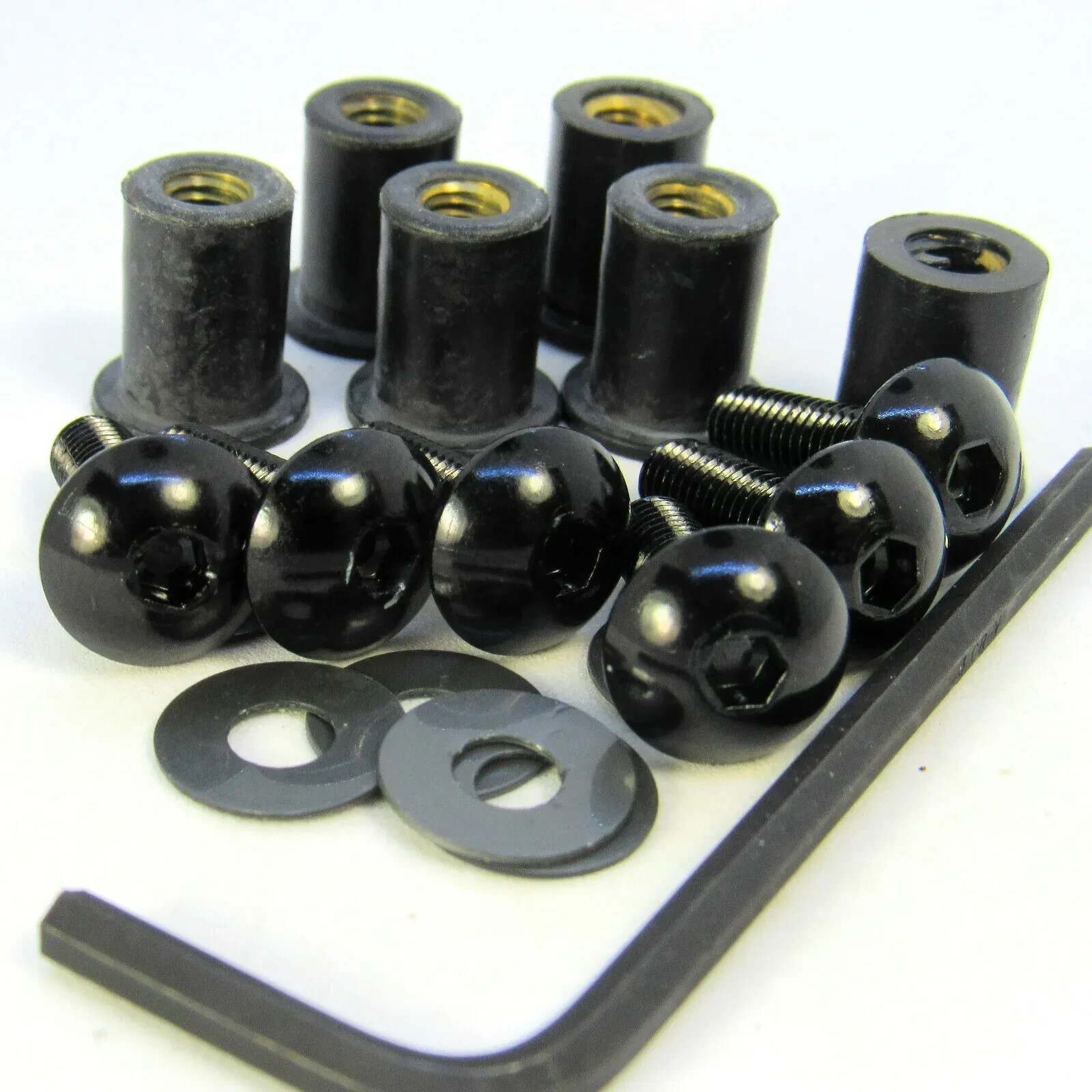 Yamaha FZ750 1985-1991 Black Aluminium 6 Bolt Screen Kit