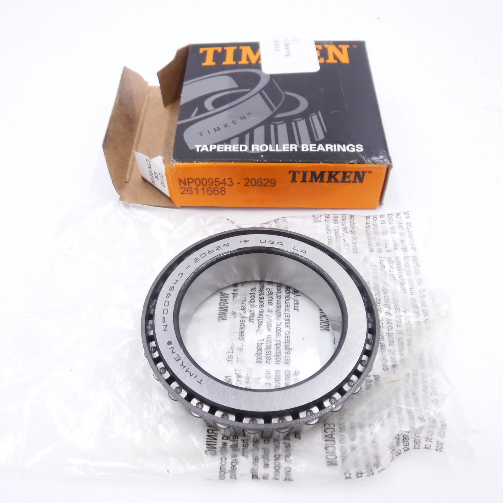 Timken Cone Roller Bearing NP009543-20629, 2611668 F-22 Raptor 1630-01-560-6563