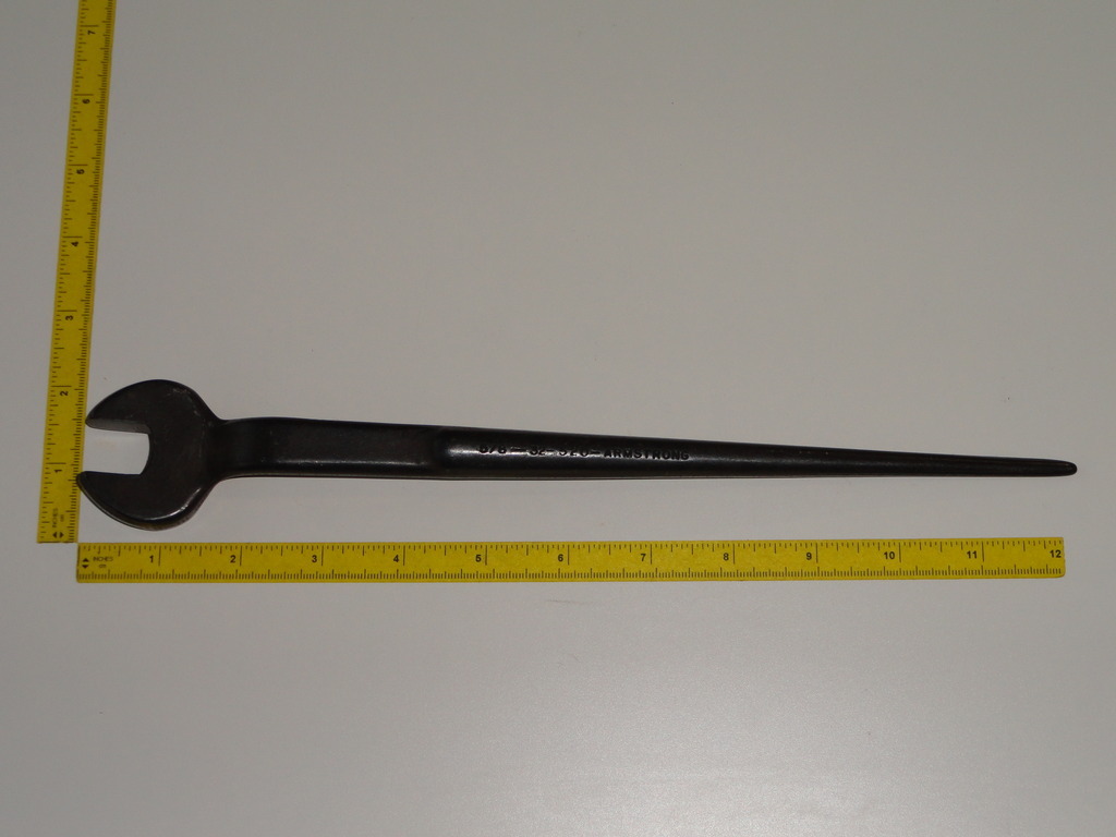 Armstrong 5/8" Open End Spud Wrench 32-520 NOS USA Ironworker Offset metal Tool