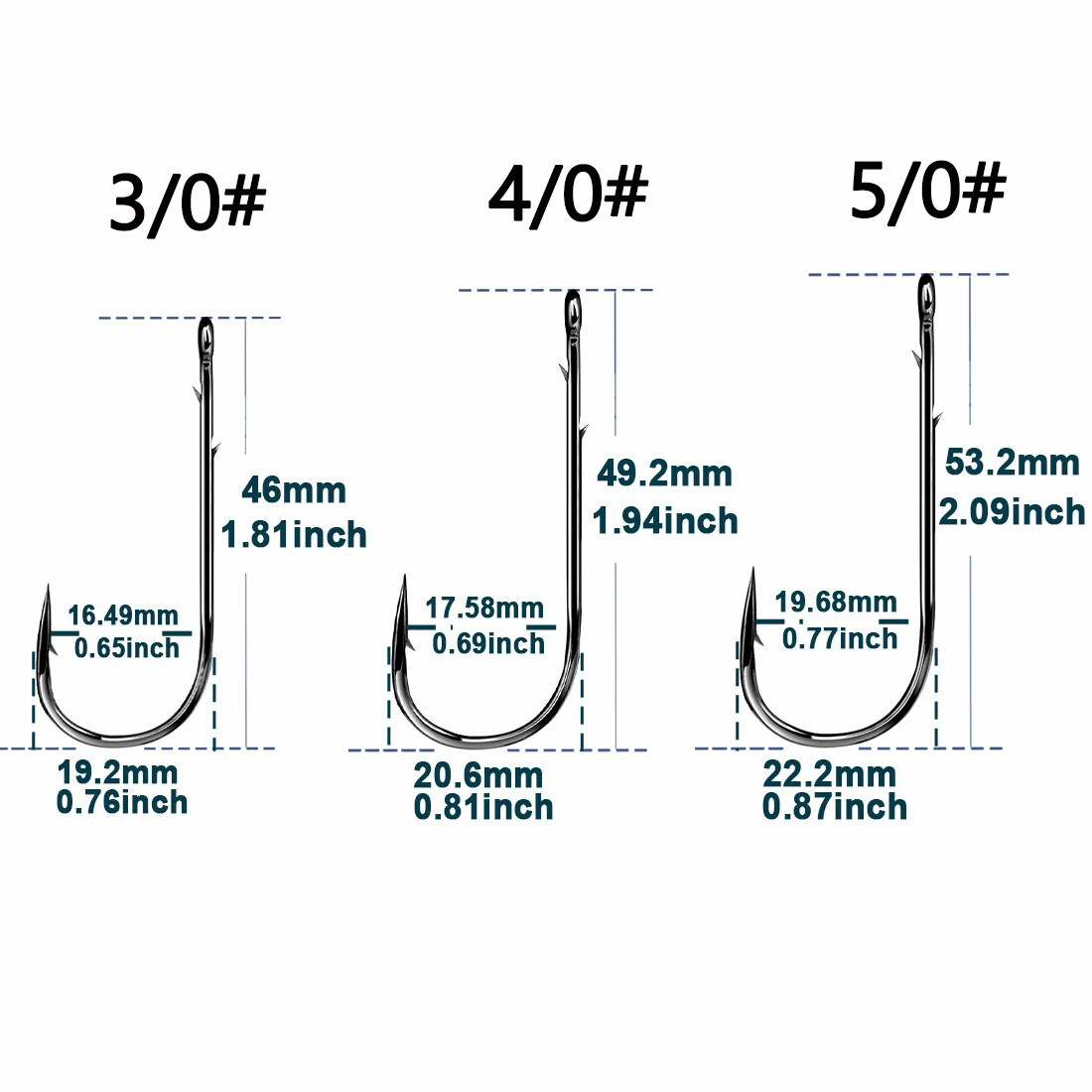25~100Pcs Worm Hooks Long Shank Barbed hooks Baitholder hooks Live Bait hooks