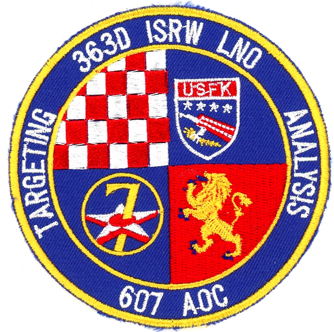 US Air Force Patch: 363d Intelligence, Surveillance, and Reconnaissance Wing LNO
